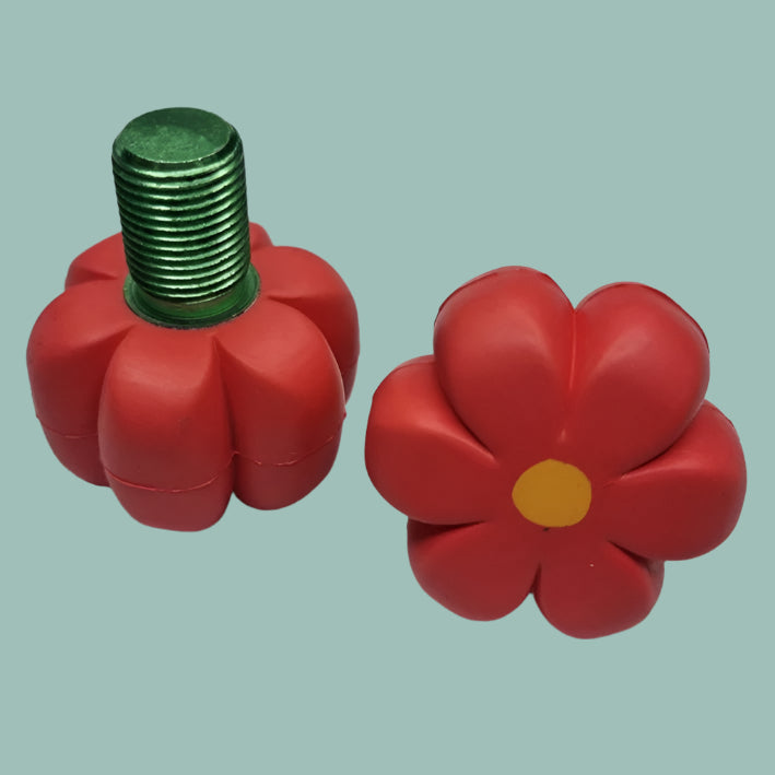 Moxi Skates Brake Petal Flower Roller Skate Toe Stops Red - Lucky Skates