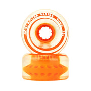 Moxi Gummy Outdoor Quad Roller Skate Wheels 78a 65mm Clear Orange - Lucky Skates