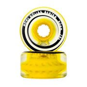 Moxi Gummy Outdoor Quad Roller Skate Wheels 78a 65mm Clear Yellow - Lucky Skates