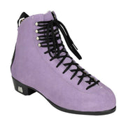 Moxi Jack 2 Roller Skate Leather Suede Boots Lilac Purple Black Sole - Lucky Skates