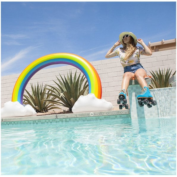 Moxi Lolly Roller Skate Boots Pool Blue