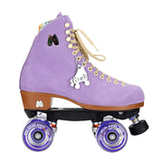 Moxi Lolly Leather Suede Roller Skates Lilac - Lucky Skates