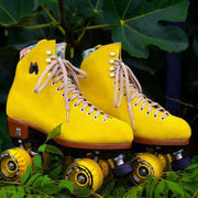 Moxi Lolly Roller Skates Pineapple Yellow Leather - Lucky Skates