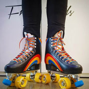 Moxi Rainbow Rider Roller Skates Asphalt Black - Lucky Skates