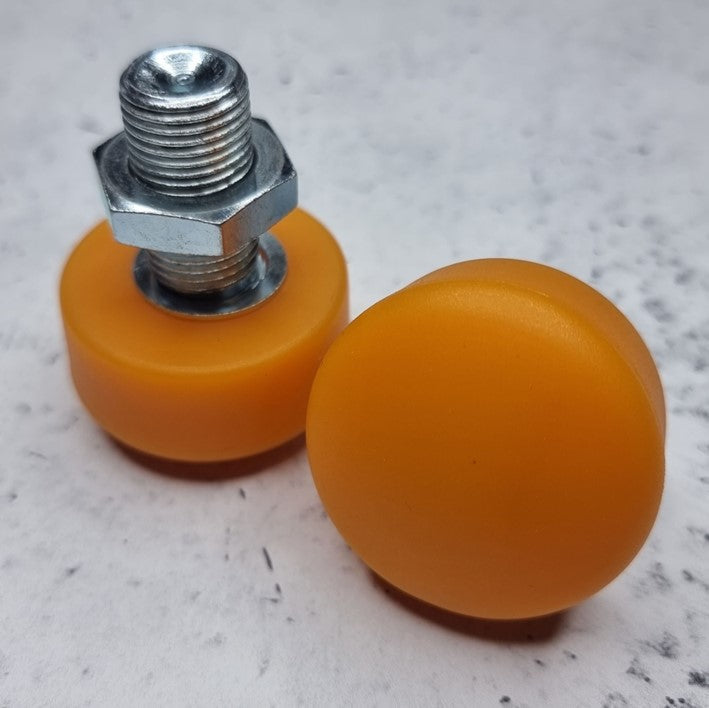 Moxi Rainbow Rider Metric Roller Skate Toe Stops Adjustable Orange - Lucky Skates