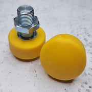 Moxi Rainbow Rider Metric Roller Skate Adjustable Toe Stops Yellow - Lucky Skates