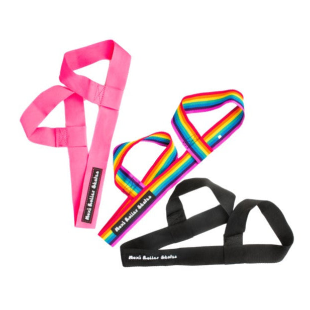 Moxi Skate Roller Skate Strap Leash Pink, Rainbow, Black - Lucky Skates