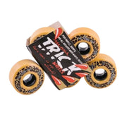 Moxi Skates Leopard Trick Skate Park Roller Skate Wheels 97a 55mm Brown Leopard Print 4 Pack - Lucky Skates