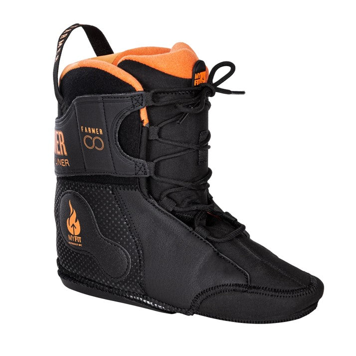 Myfit Crown Chris Farmer Pro Black Orange Inline Skate Liner - Lucky Skates