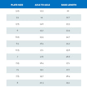 Pilot Falcon Eagle Size Chart - Lucky Skates