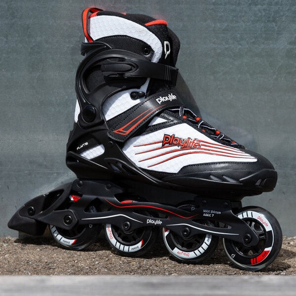 PlayLife Flyte Black Red 84 Inline Skates - Lucky Skates