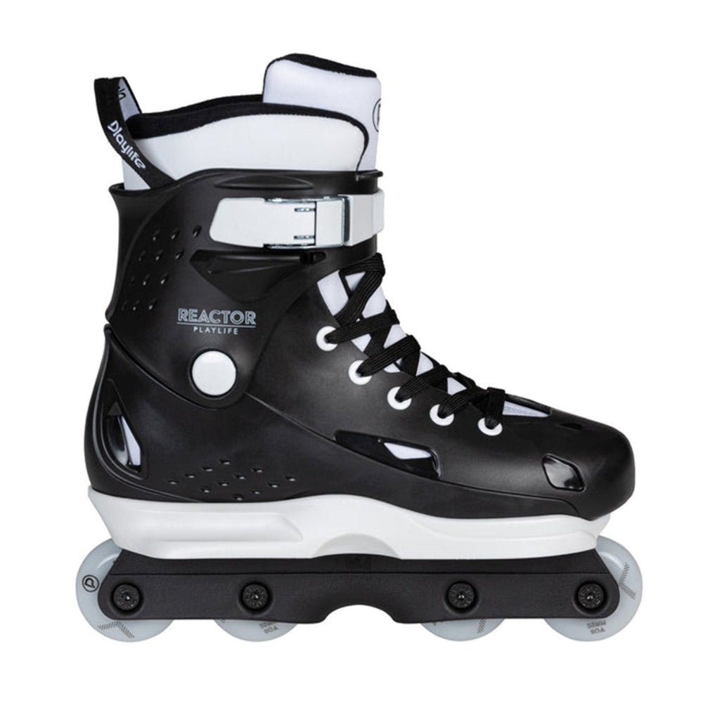 Playlife Reactor Aggressive Inline Skates Black/White - Lucky Skates