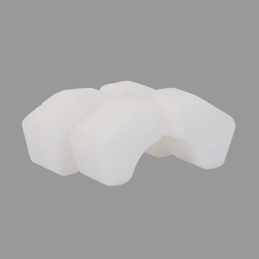 Powerdyne Roller Skate Arius Platinum New Split Butterfly Cushions / Bushings White - Lucky Skates