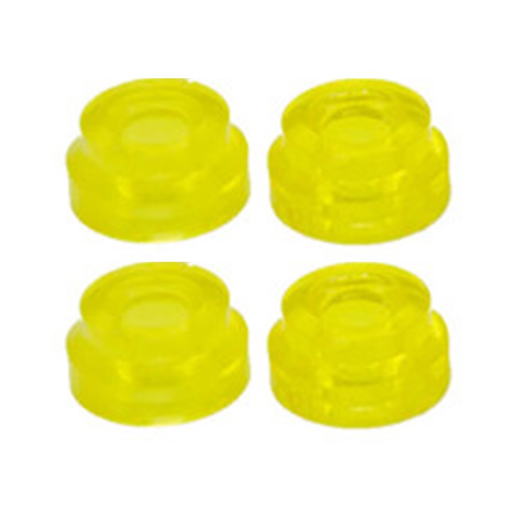 Powerdyne Magic Yellow Reactor / Beach Bunny Roller Skate Cushions - 4 pack - Lucky Skates