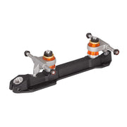 Powerdyne Reactor Fuse Roller Skate Plate Black - Lucky Skates