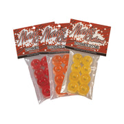 Powerdyne Roller Skate Universal Magic Cushions Bushings Red Orange Yellow - 8 pack - Lucky Skates