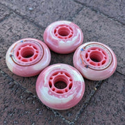 Powerslide Adventure Pink Inline Wheel 72mm 82A - 4 Pack - Lucky Skates