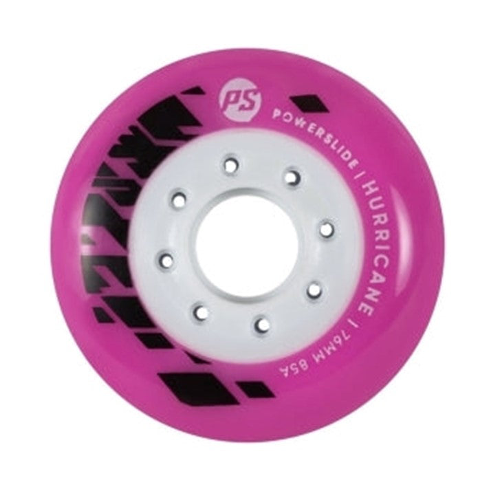 Powerslide Hurricane Pink Inline Skate Wheel 85A - 4 Pack - Lucky Skates