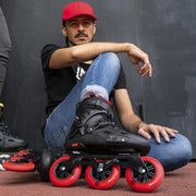 Powerslide Imperial Black Red 110 Inline Skates - Lucky Skates