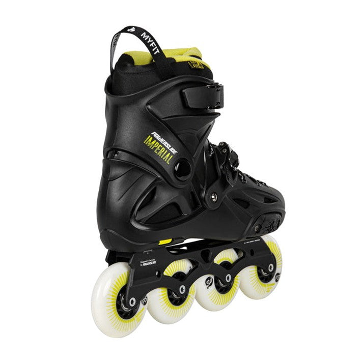 Powerslide Imperial One 80 Yellow Inline Skates - Lucky Skates