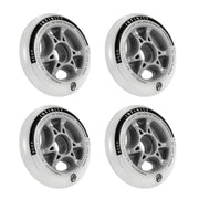 Powerslide Infinity II Inline Wheel White - 4 Pack 90mm 85a - Lucky Skates 
