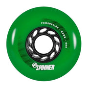 Powerslide Spinner Green Inline Wheel 80mm 88A - 4 Pack - Lucky Skates