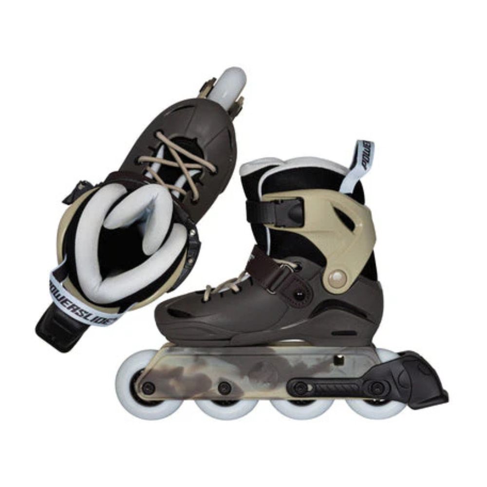 Powerslide Jet Brown Children's Adjustable Inline Skates - Lucky Skates