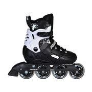 Powerslide Khaan Magic Black Childrens Adjustable Inline Skates Black White - Lucky Skates 