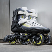 Powerslide Phuzion Krypton Voltage 100 Inline Tri Skates Lime - Lucky Skates 