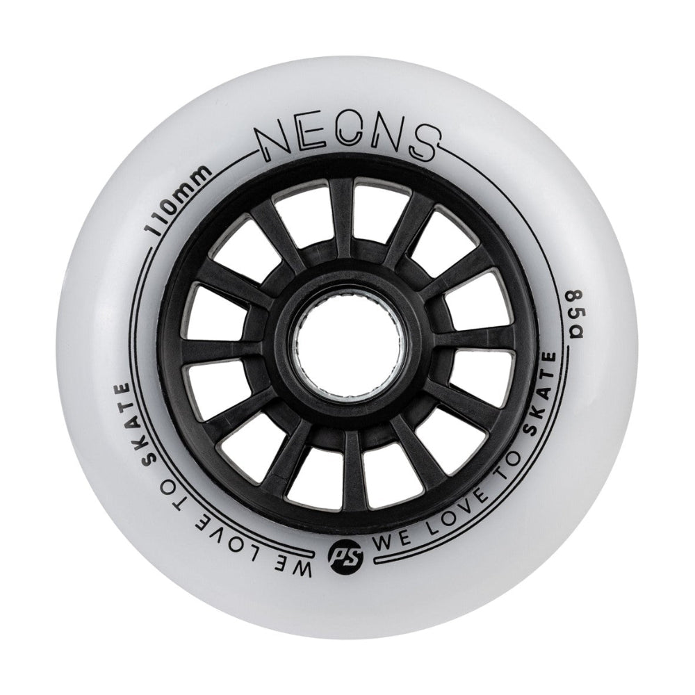 Powerslide Neons LED Light Up Inline Skate Wheels 110mm 85A - Lucky Skates