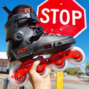 Powerslide Next Black Red 80 Inline Skates - Lucky Skates