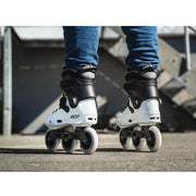 Powerslide Next Black White 100 Inline Skates - Lucky Skates