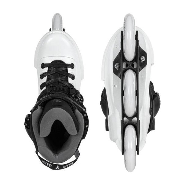 Powerslide Next Black White 100 Inline Skates - Lucky Skates