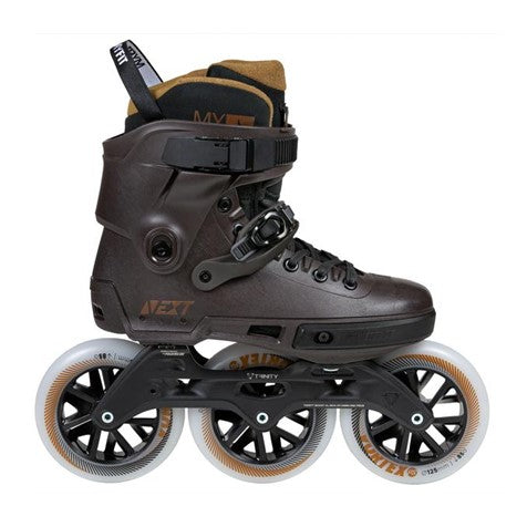 Powerslide Trinity Next Brown 125 Inline Tri Skates - Lucky Skates