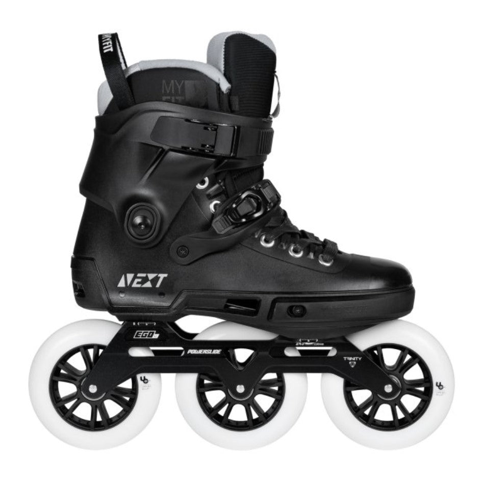 Powerslide Next Pro Black 110 Inline Tri Skates - Lucky Skates