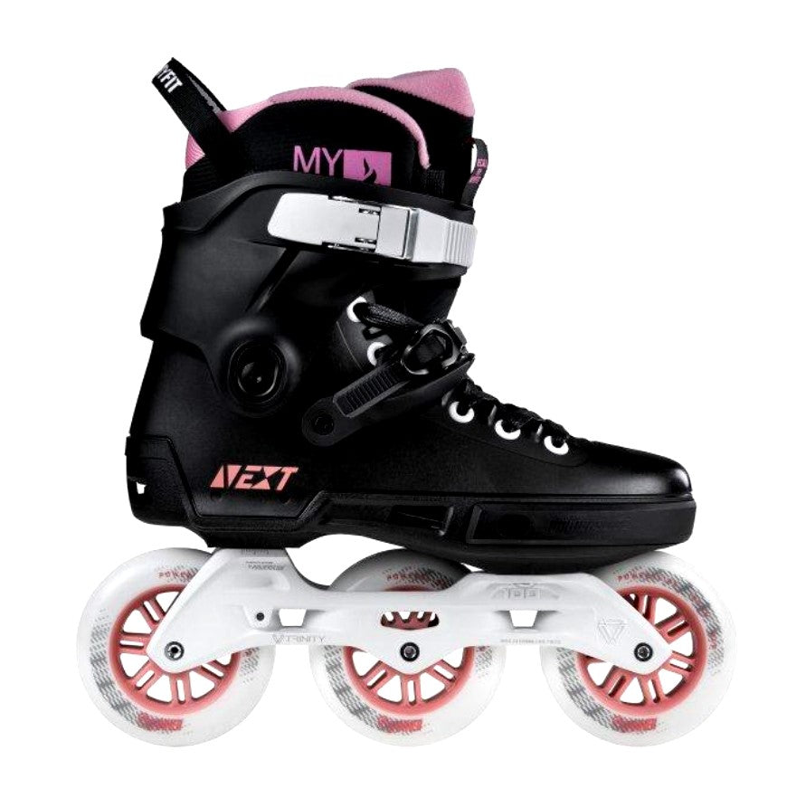 Powerslide Next Rose 100 Women's Inline Tri Skates Pink - Lucky Skates 