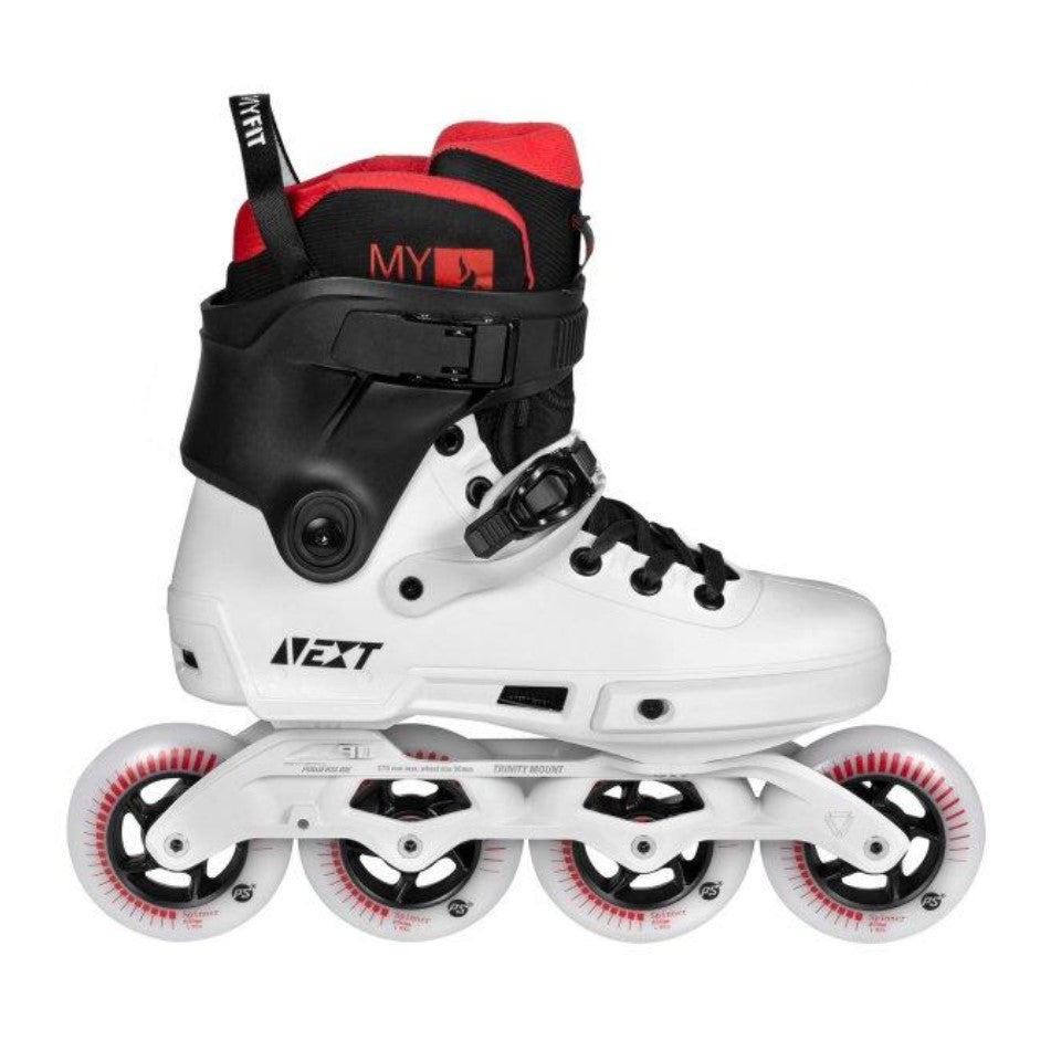 Powerslide Next White Black 90 Inline Skates - Lucky Skates