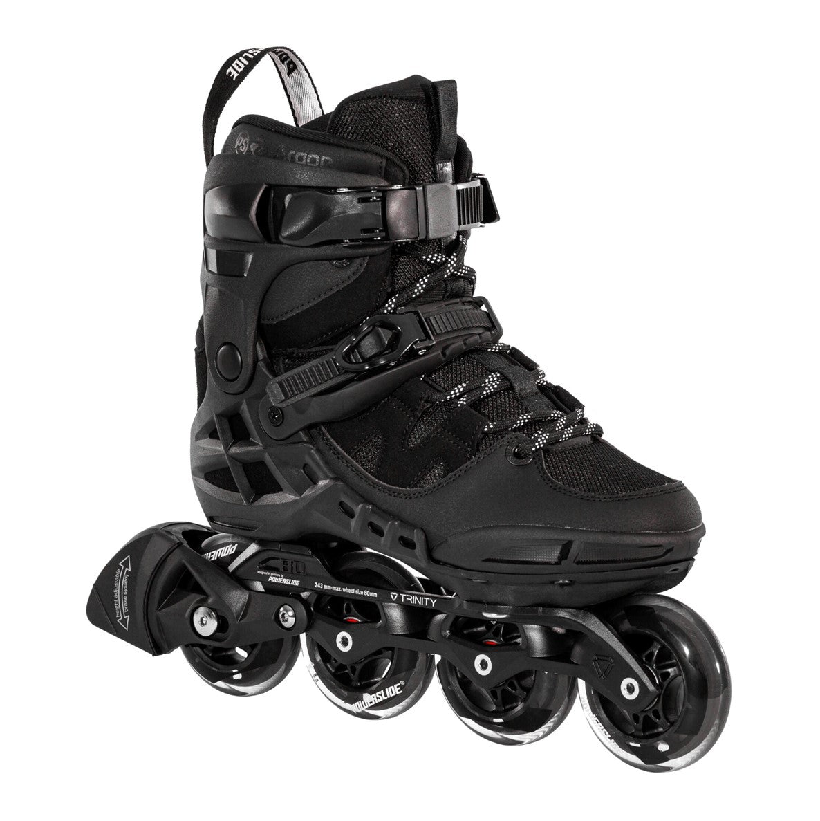 black fitness rollerblades 