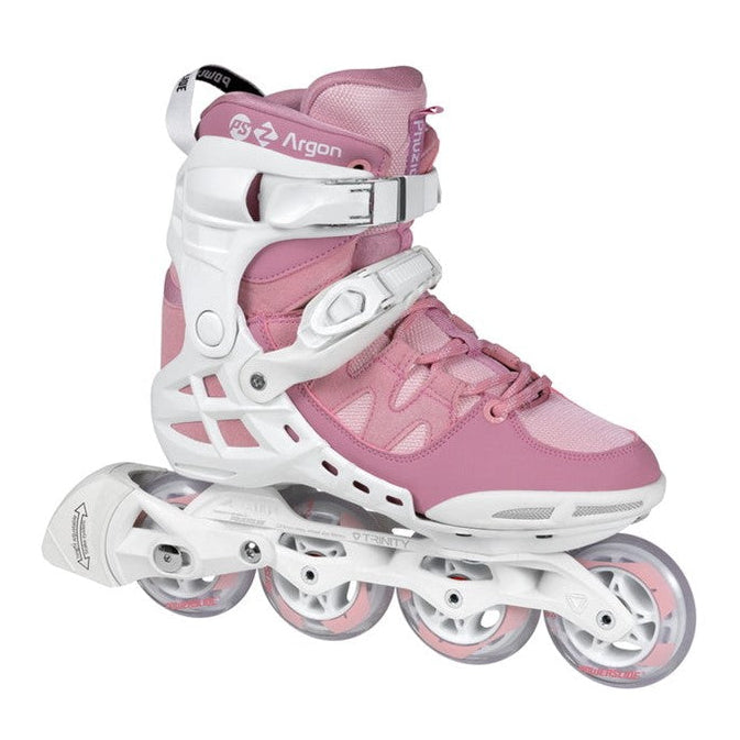 Powerslide Trinity Phuzion Argon Rose 80 Inline Skates Pink - Lucky Skates