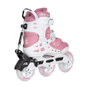 Powerslide Phuzion Argon Syncro Rose Pink 110 Inline Tri Skates - Lucky Skates