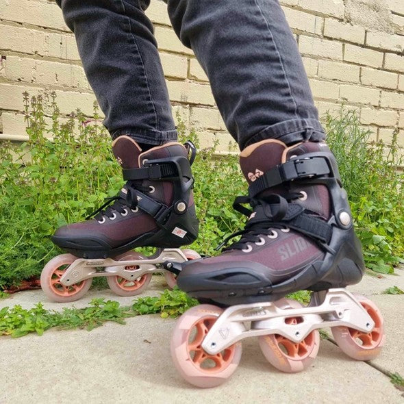 Powerslide Phuzion Radon Bronze 90 Inline Skates Brown - Lucky Skates