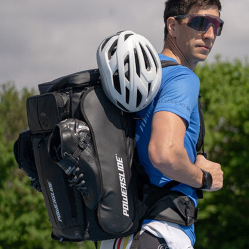 Powerslide Road Runner II Inline Speed Skate Backpack Black - Lucky Skates 