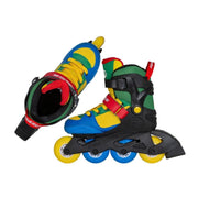 Powerslide Rocket Motley Children's Adjustable Inlines Red Blue Yellow Green - Lucky Skates 