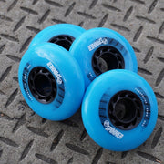Powerslide Spinner Blue Inline Wheel 80mm 88A - 4 Pack - Lucky Skates