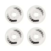 Powerslide Spinner White Inline Wheels 80mm 88A - 4 Pack - Lucky Skates 