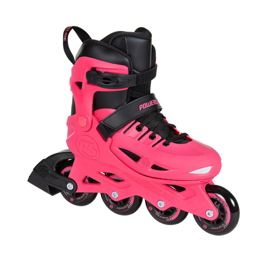 HOT PINK BLACK INLINE SKATES 