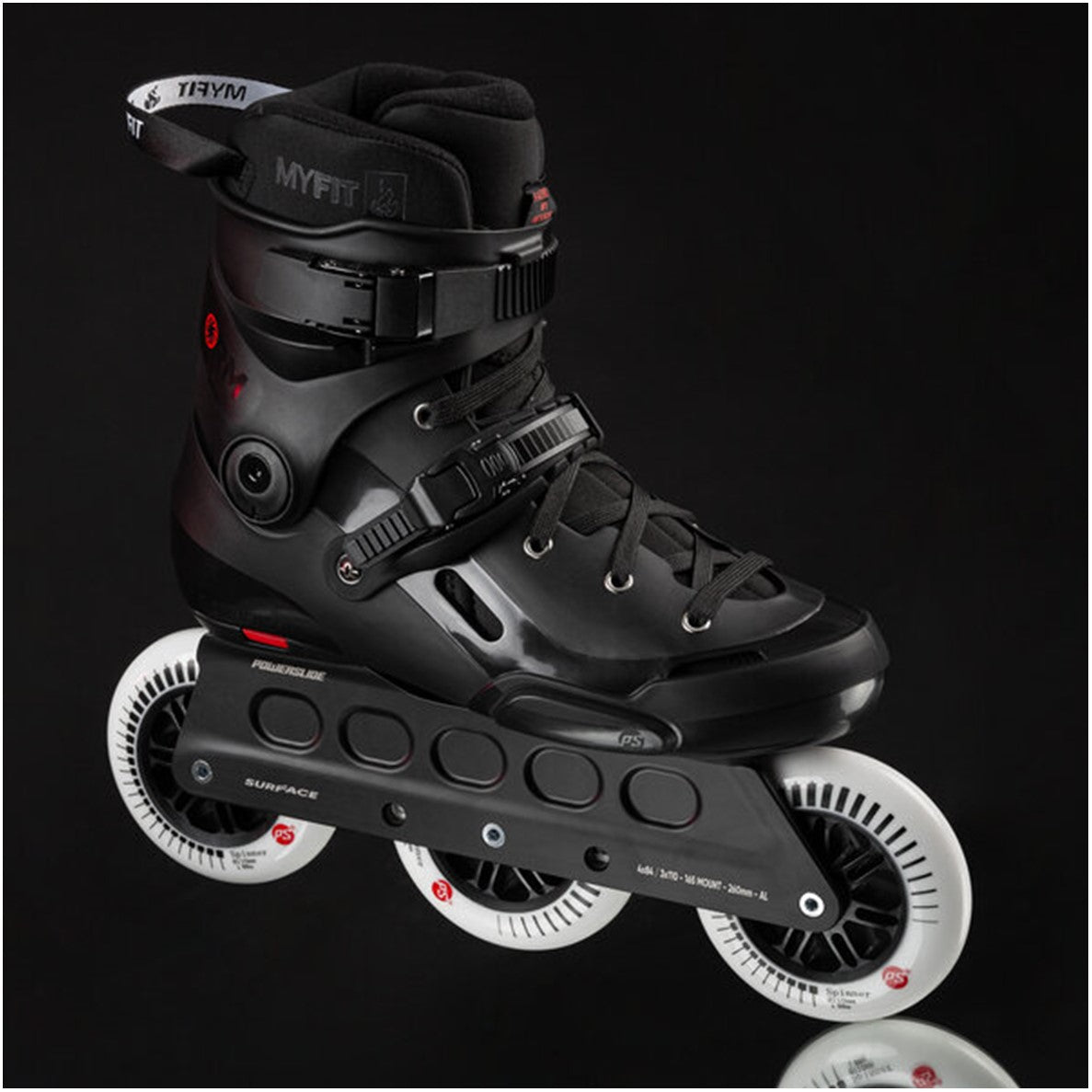 Powerslide Storm Black 110 Inline Skates - Lucky Skates