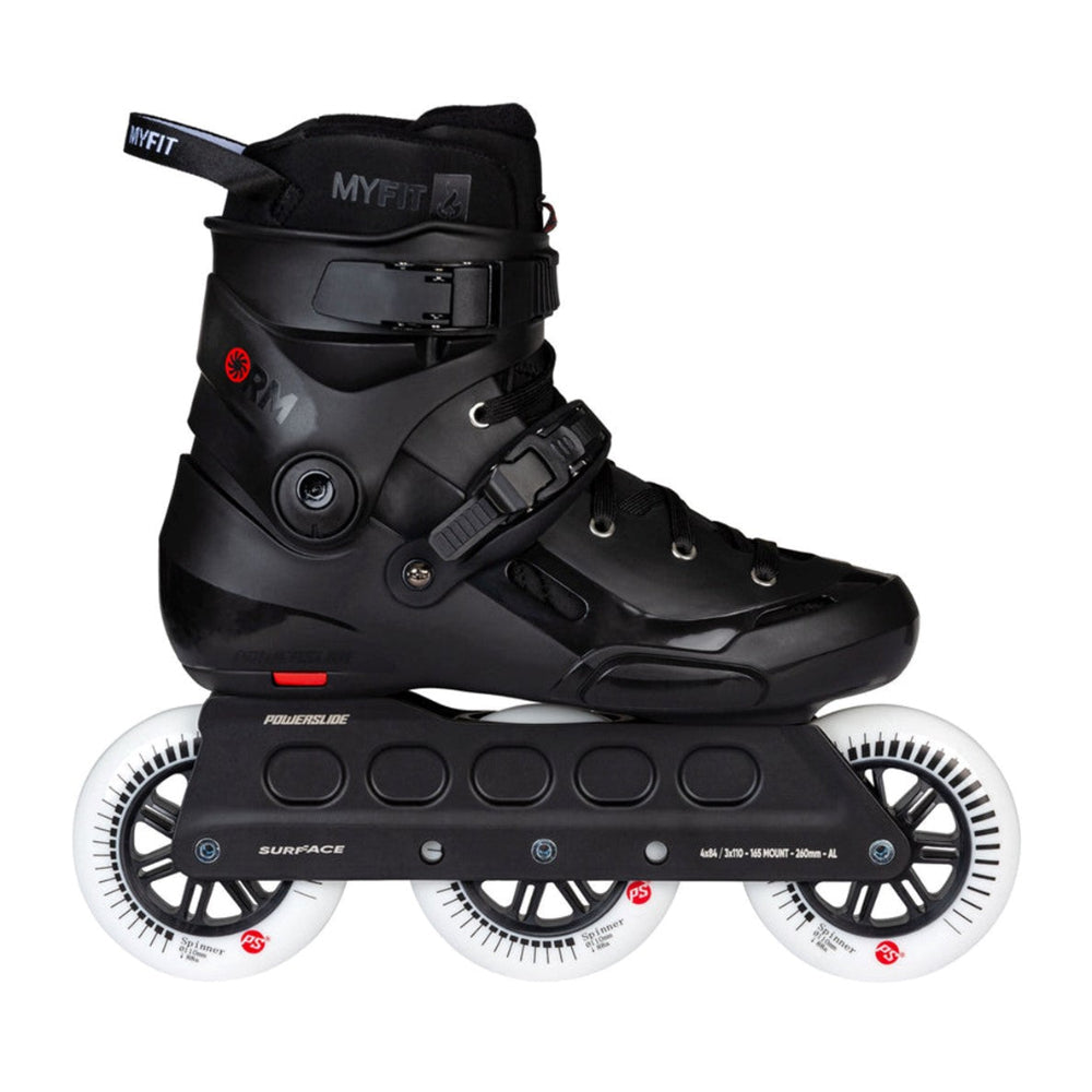 Powerslide Storm Black 110 Tri Inline Skates - Lucky Skates