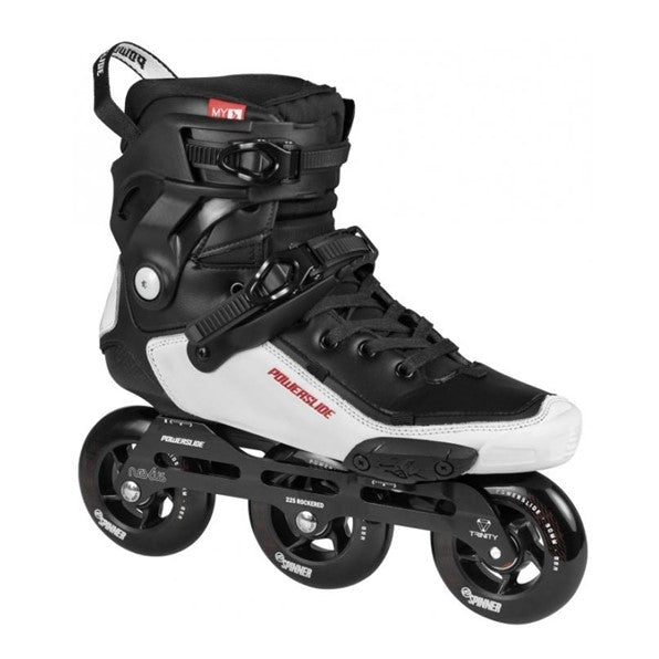 Powerslide Tau 90 Inline Tri Skates - Lucky Skates
