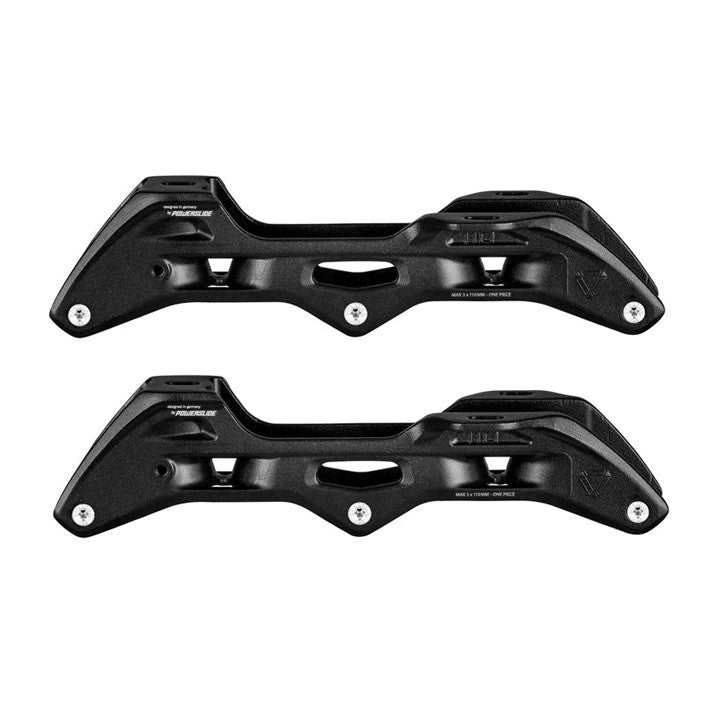 Powerslide Trinity Elite 110mm 243 Black Inline Skate Frames - Lucky Skates
